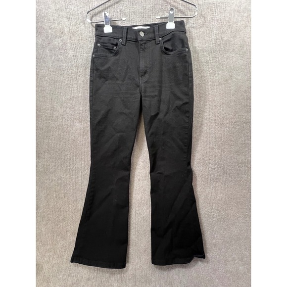 Reformation Black High Rise Flare Jeans Women's Size 26 - Picture 1 of 7